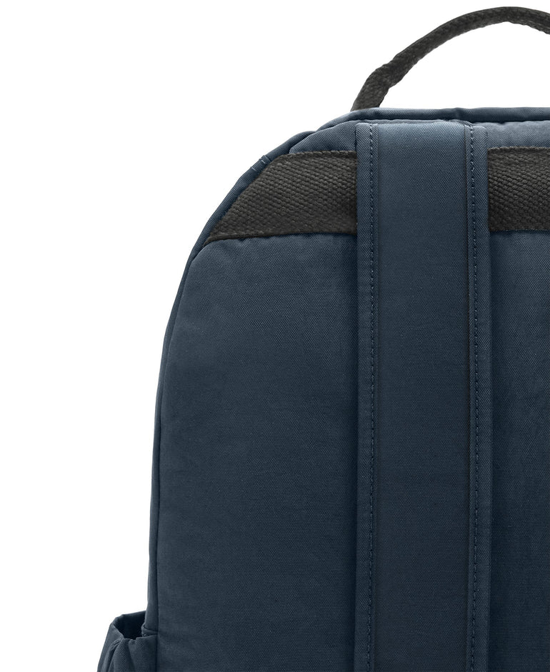 Kipling Backpacks True Blue Tonal 2 Kipling Seoul Large 15" Laptop Backpack - True Blue Tonal 2