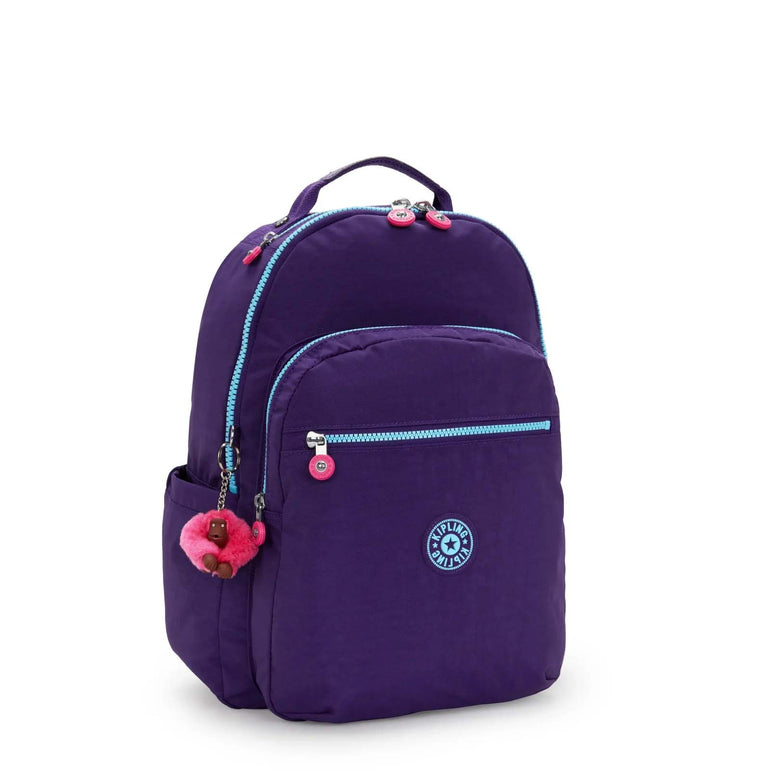 Kipling Backpacks VIP Purple Kipling Seoul Large 15" Laptop Backpack - VIP Purple