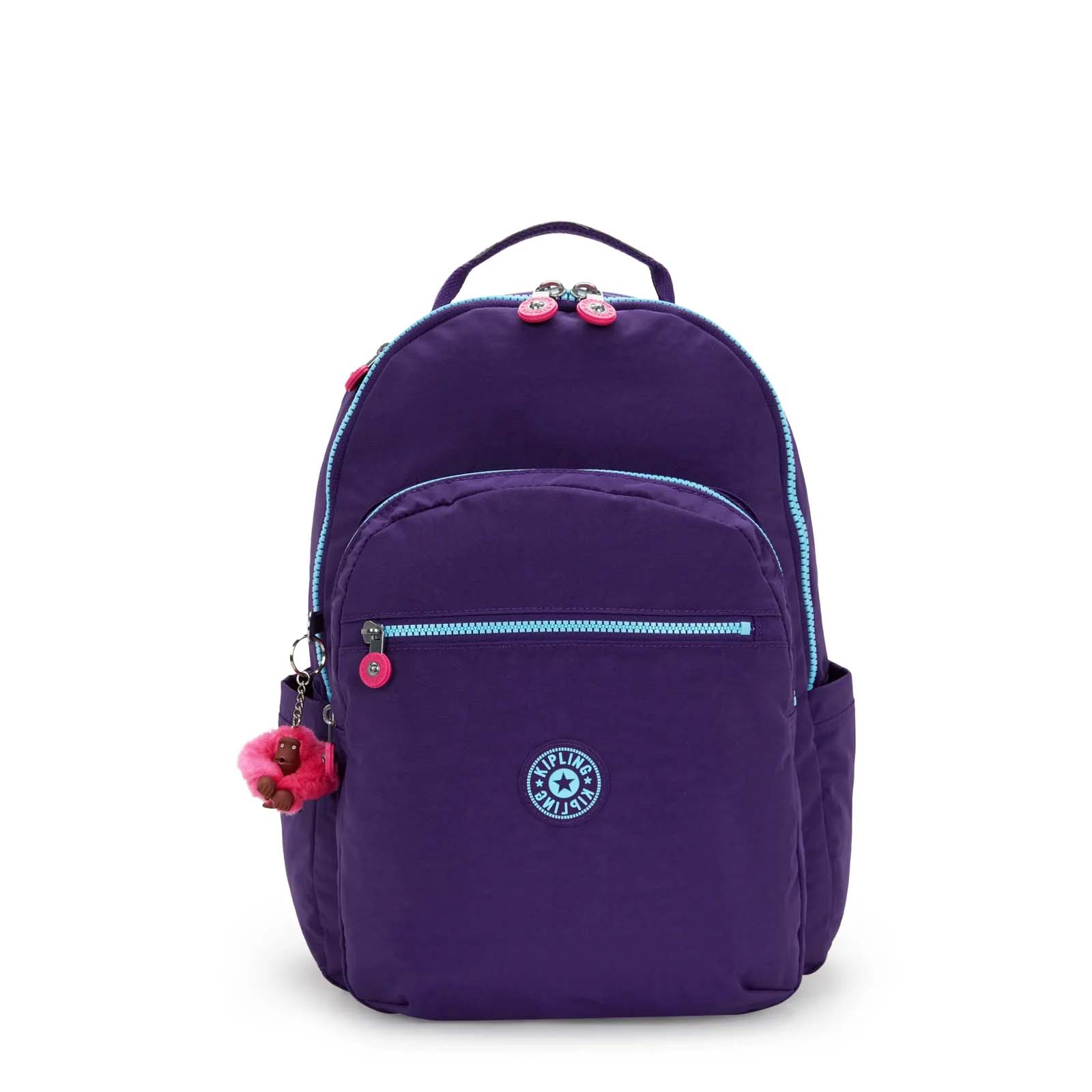 Kipling Backpacks VIP Purple Kipling Seoul Large 15" Laptop Backpack - VIP Purple