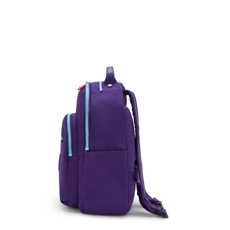 Kipling Backpacks VIP Purple Kipling Seoul Small Tablet Backpack - VIP Purple