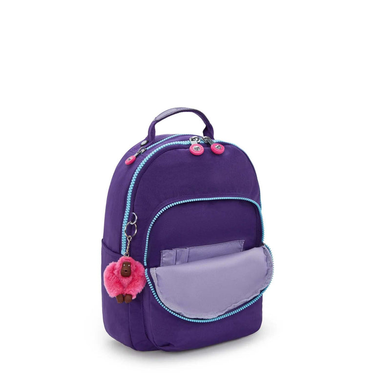 Kipling Backpacks VIP Purple Kipling Seoul Small Tablet Backpack - VIP Purple