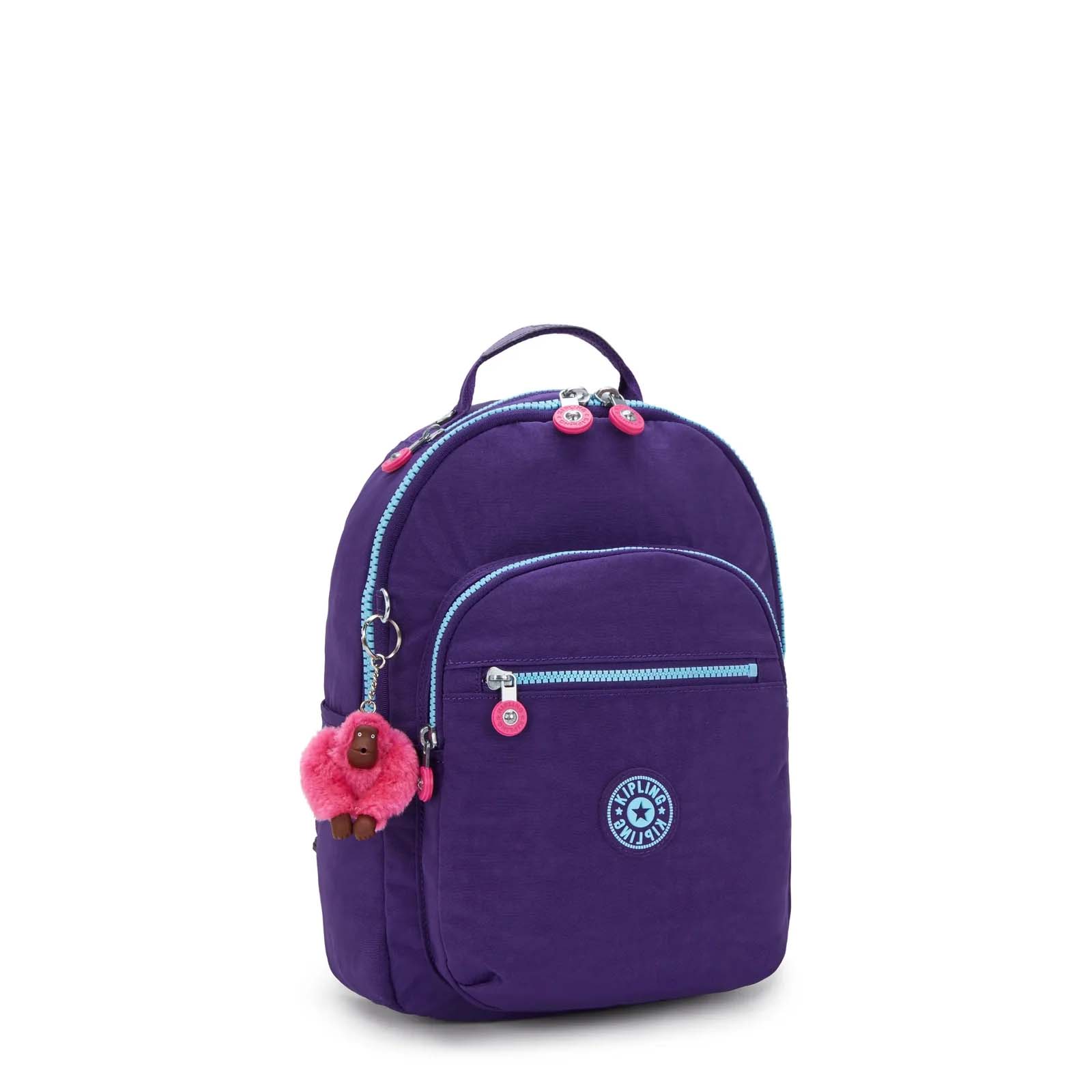 Kipling Backpacks VIP Purple Kipling Seoul Small Tablet Backpack - VIP Purple