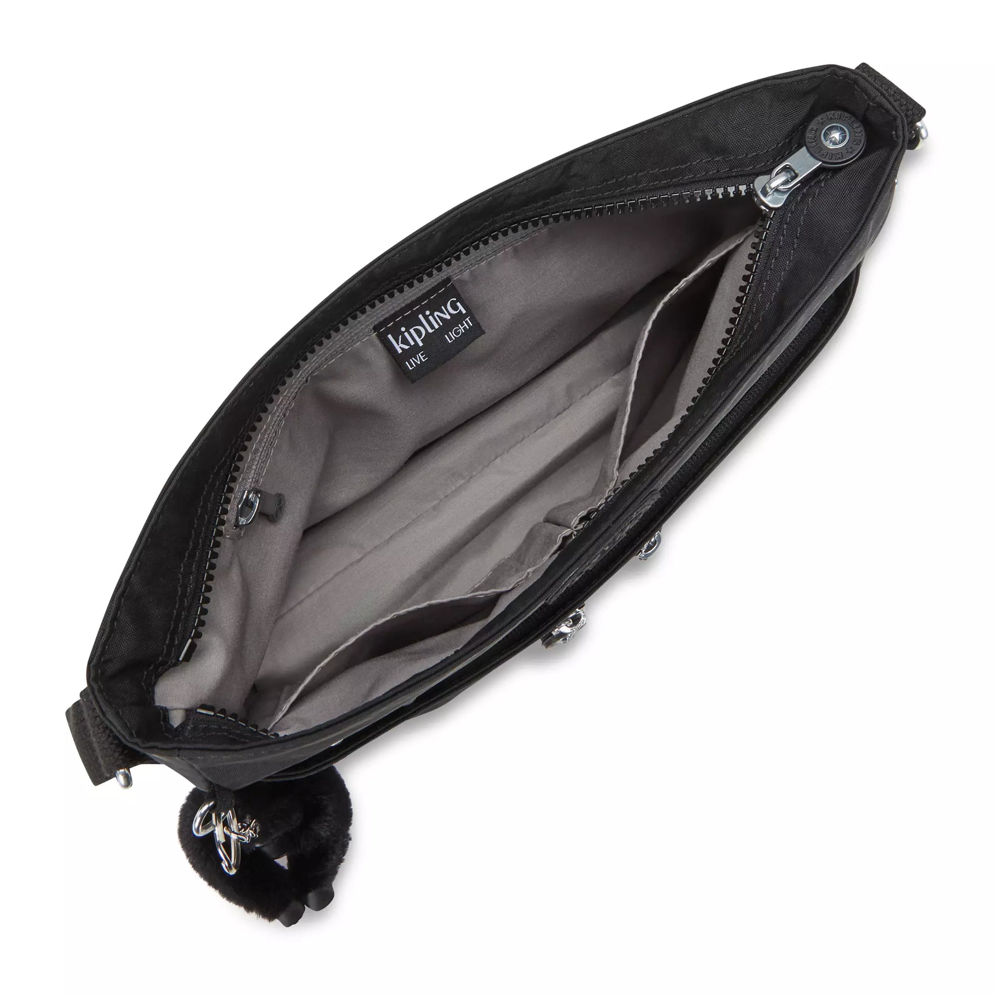 Kipling Cross-Body Bag Black Noir Kipling New Angie Crossbody Bag - Black Noir