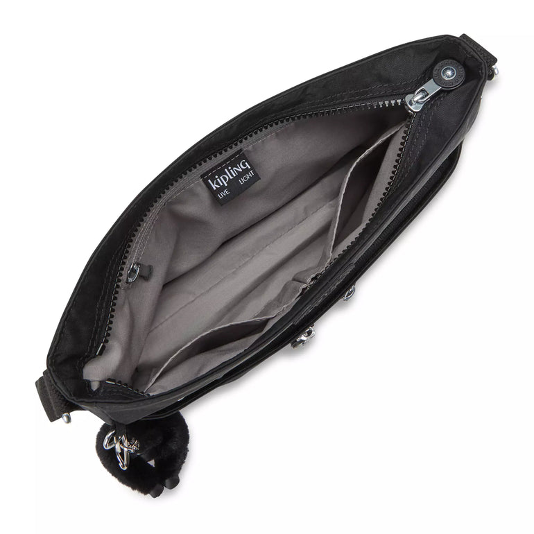 Kipling Cross-Body Bag Black Noir Kipling New Angie Crossbody Bag - Black Noir