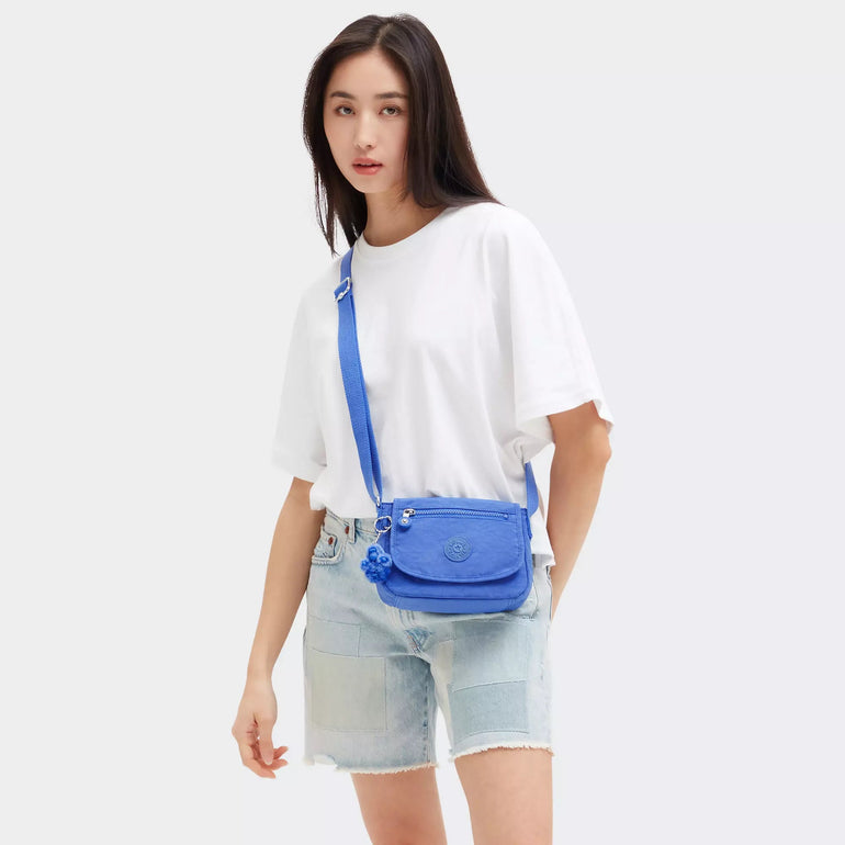 Kipling Cross-Body Bag Blue Bleu 2 Kipling Sabian Crossbody Mini Bag - Blue Bleu 2