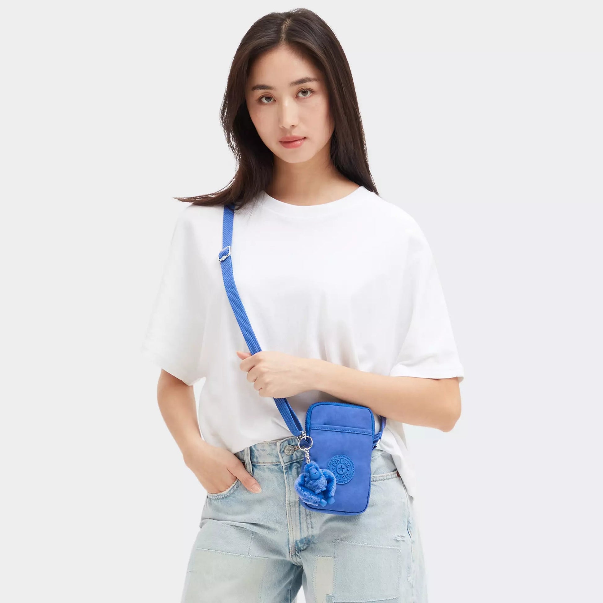 Kipling Cross-Body Bag Blue Bleu 2 Kipling Tally Crossbody Phone Bag - Blue Bleu 2