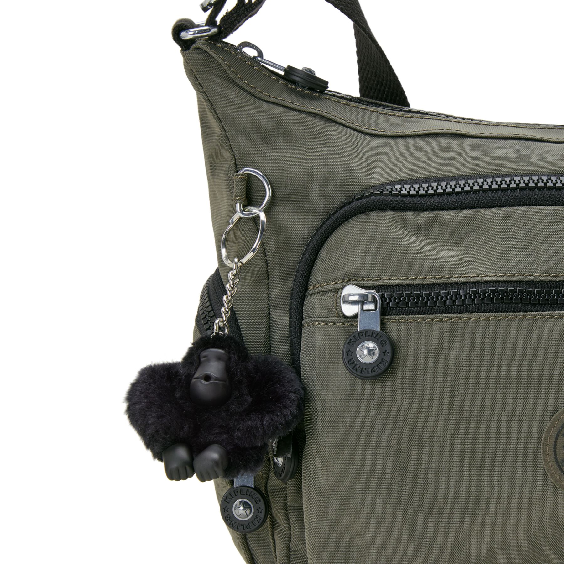 Kipling Cross-Body Bag Green Moss Kipling Gabbie Small Crossbody Bag - Green Moss