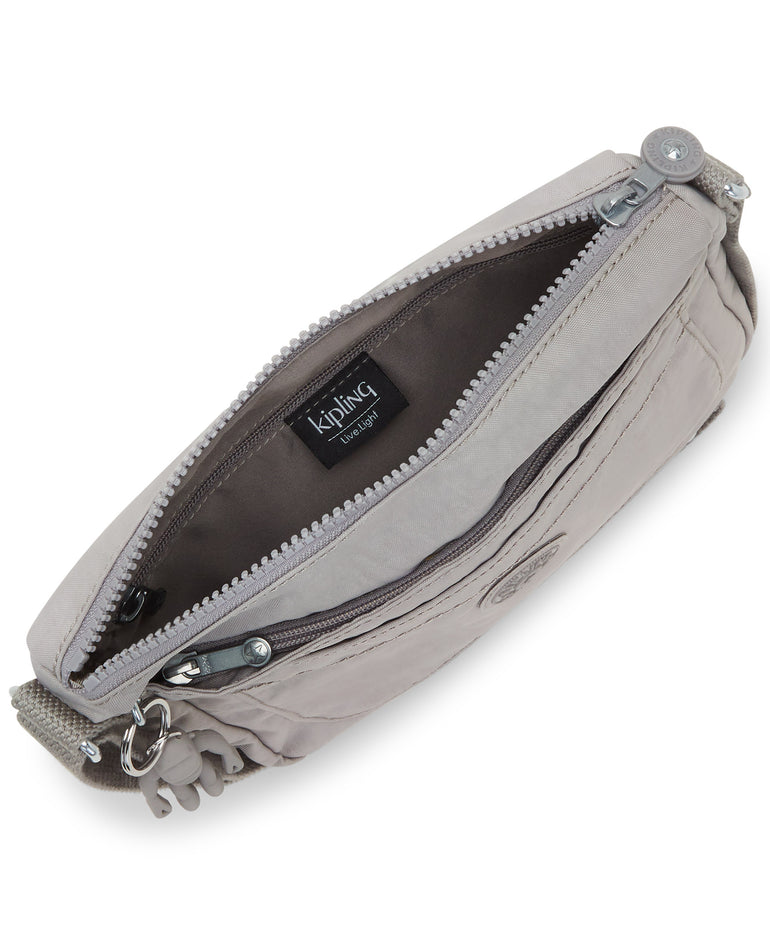 Kipling Cross-Body Bag Grey Gris Kipling Sebastian Crossbody Bag - Grey Gris