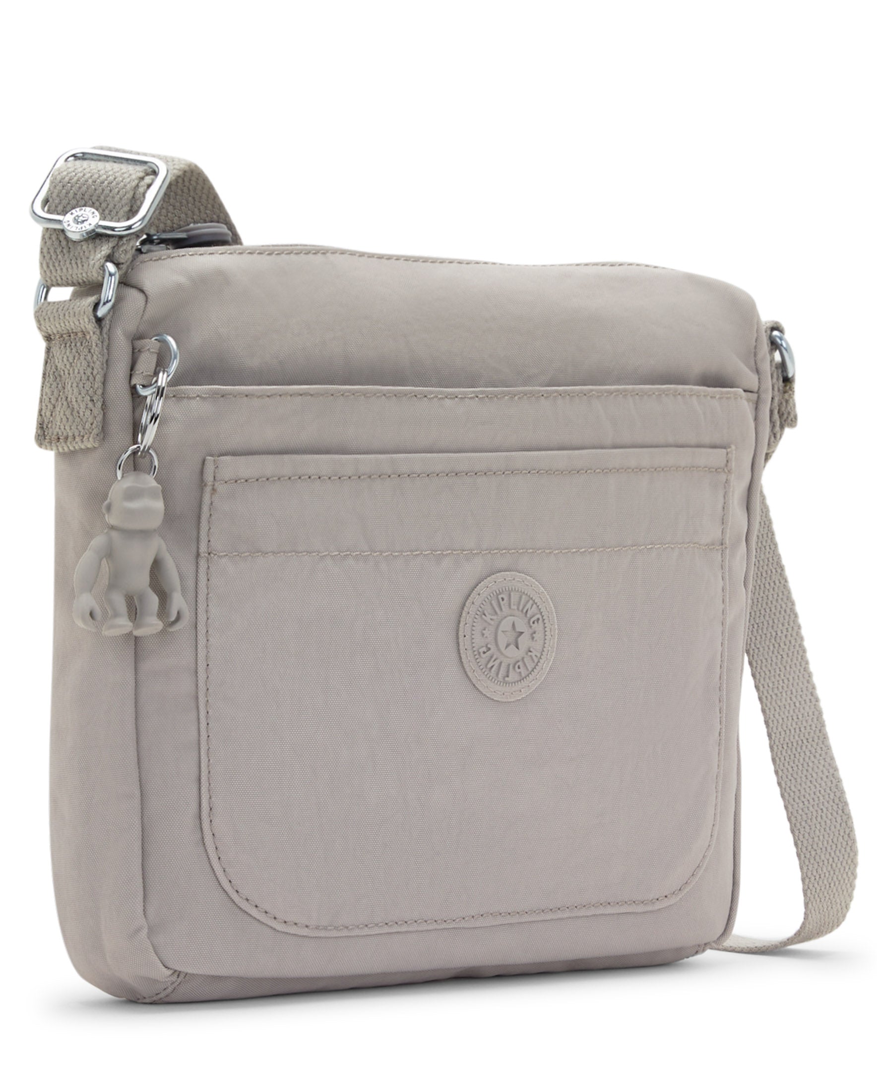 Kipling Cross-Body Bag Grey Gris Kipling Sebastian Crossbody Bag - Grey Gris