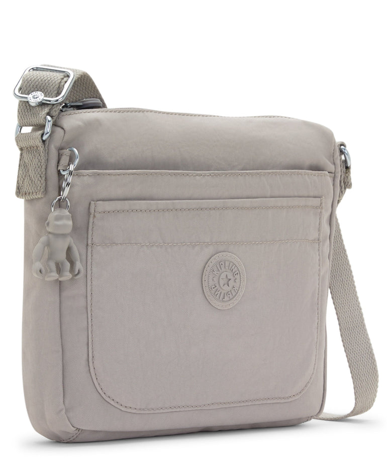 Kipling Cross-Body Bag Grey Gris Kipling Sebastian Crossbody Bag - Grey Gris