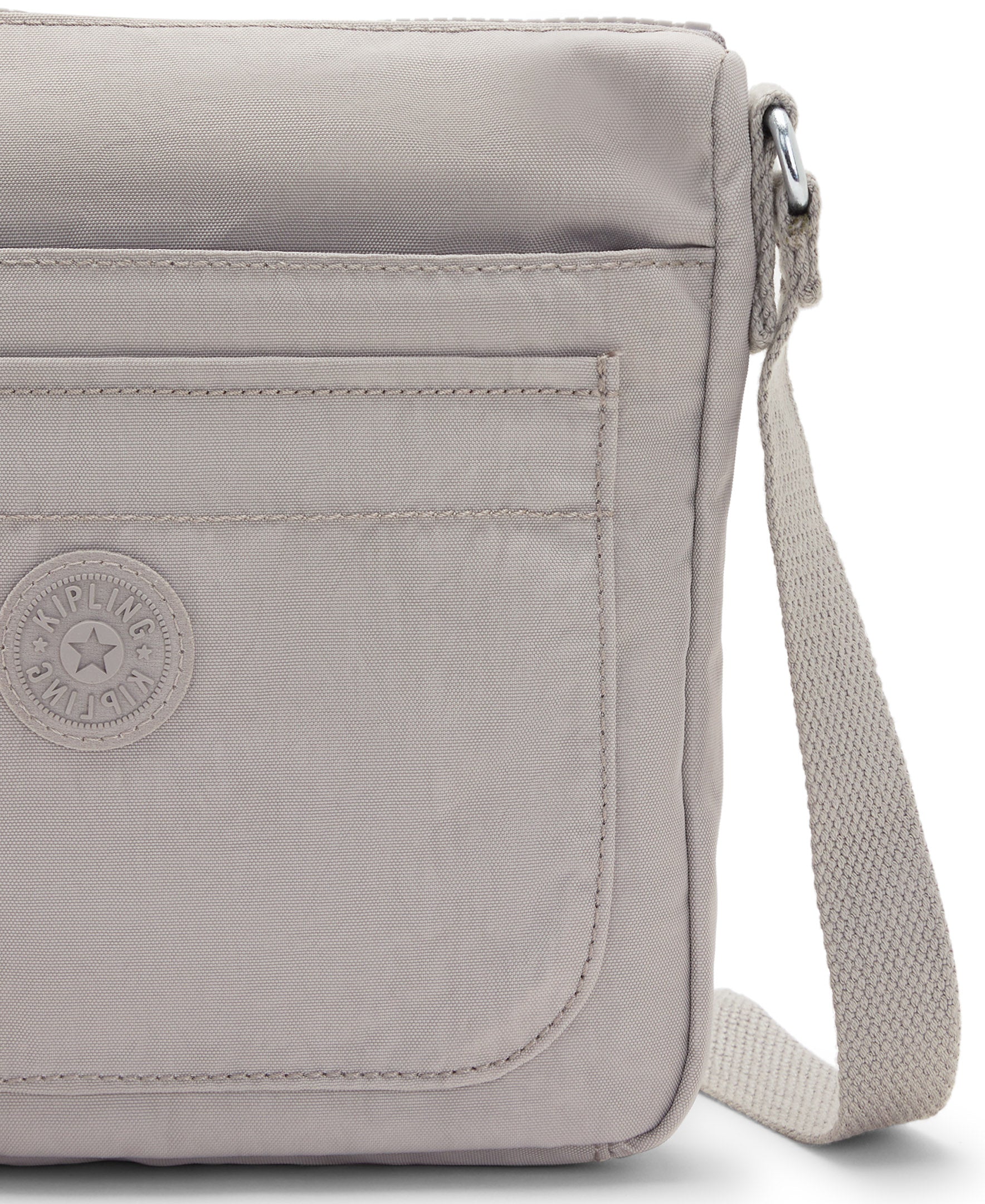 Kipling Cross-Body Bag Grey Gris Kipling Sebastian Crossbody Bag - Grey Gris