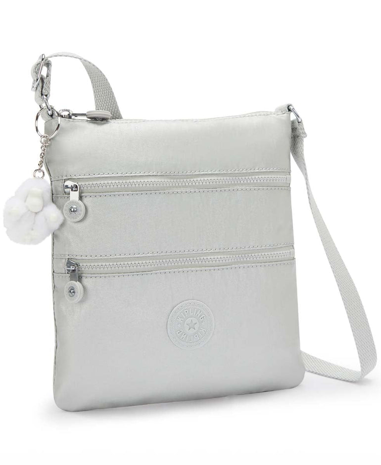Kipling Cross-Body Bag New Bright Metallic Kipling Keiko Metallic Crossbody Mini Bag - New Bright Metallic