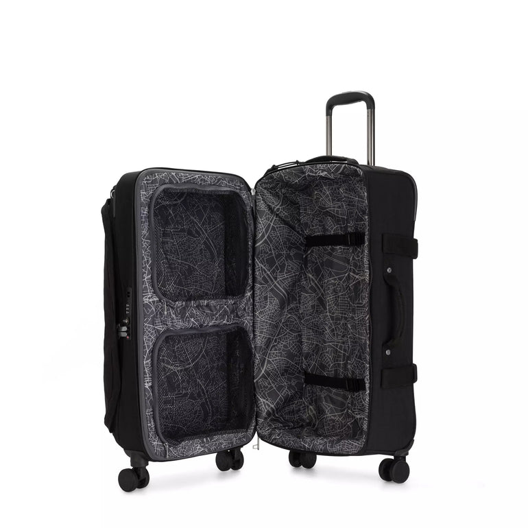 Kipling Luggage Black Noir Kipling Spontaneous Medium Rolling Luggage - Black Noir