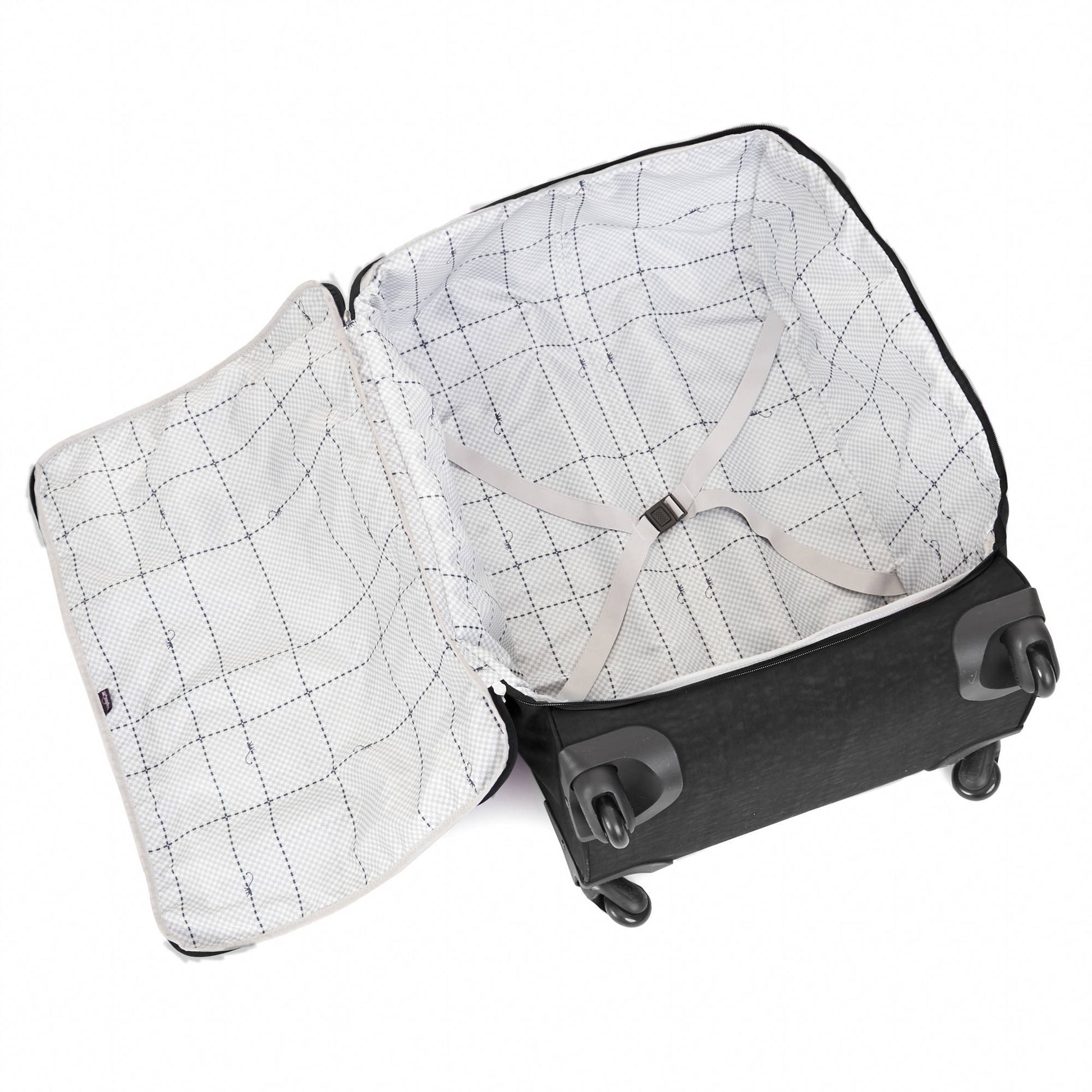 Kipling Luggage Black Tonal Kipling Darcey Medium Rolling Luggage - Black Tonal