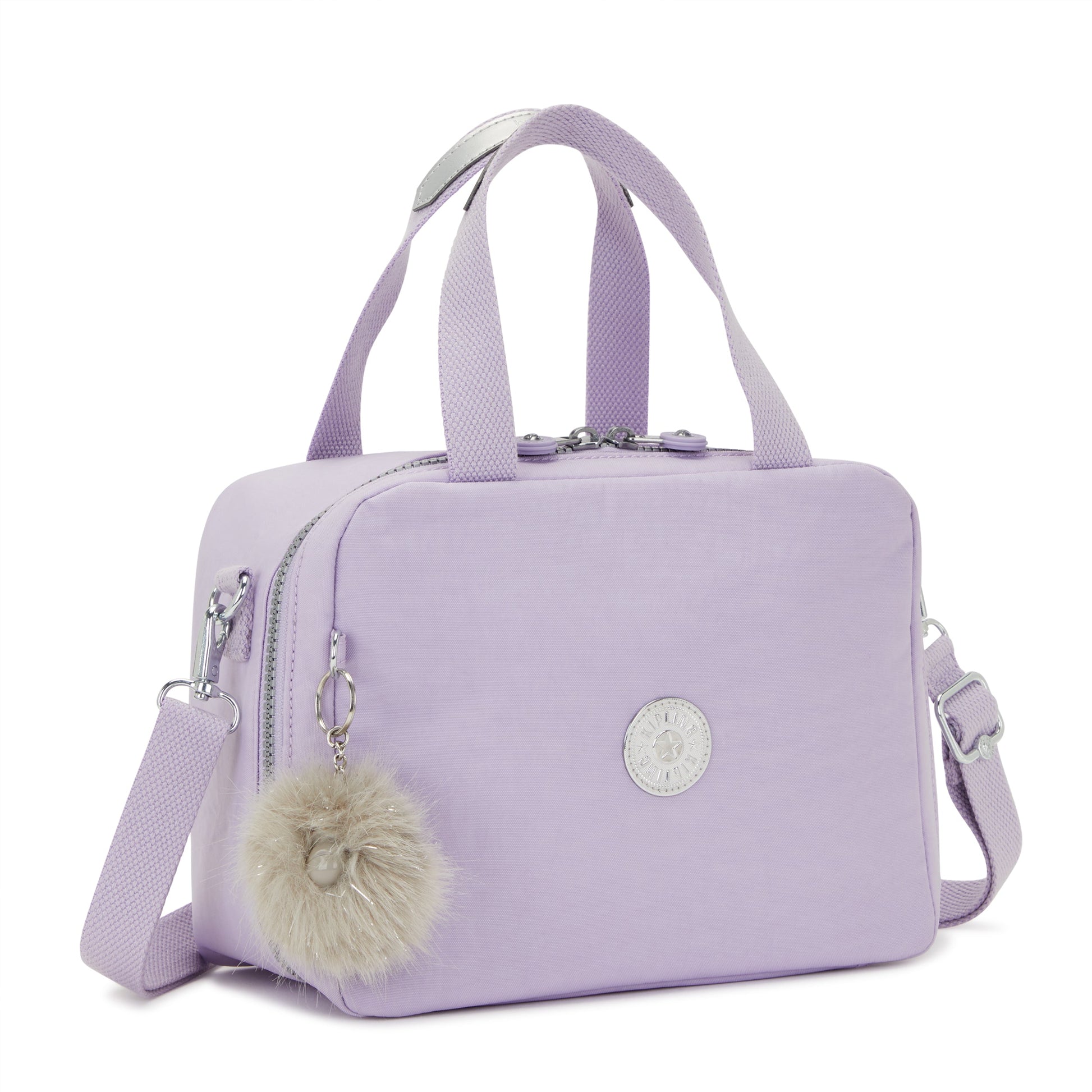 Kipling Lunch Bag Bridal Lavender Kipling Miyo Lunch Bag - Bridal Lavender