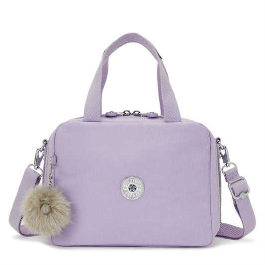 Kipling Lunch Bag Bridal Lavender Kipling Miyo Lunch Bag - Bridal Lavender