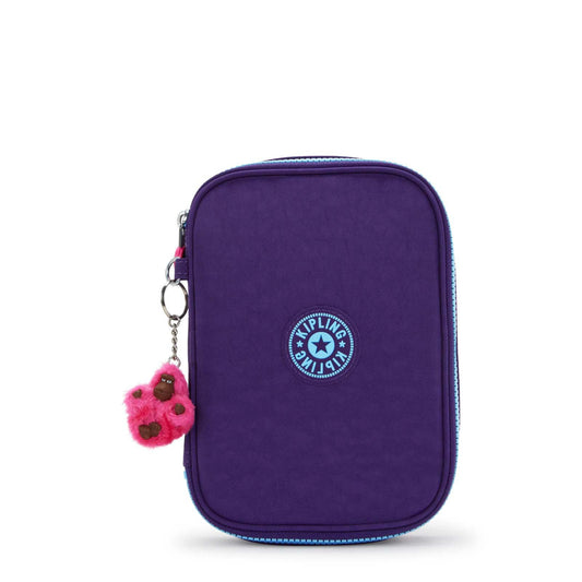 Kipling Pencil Case VIP Purple Kipling 100 Pens Case - VIP Purple