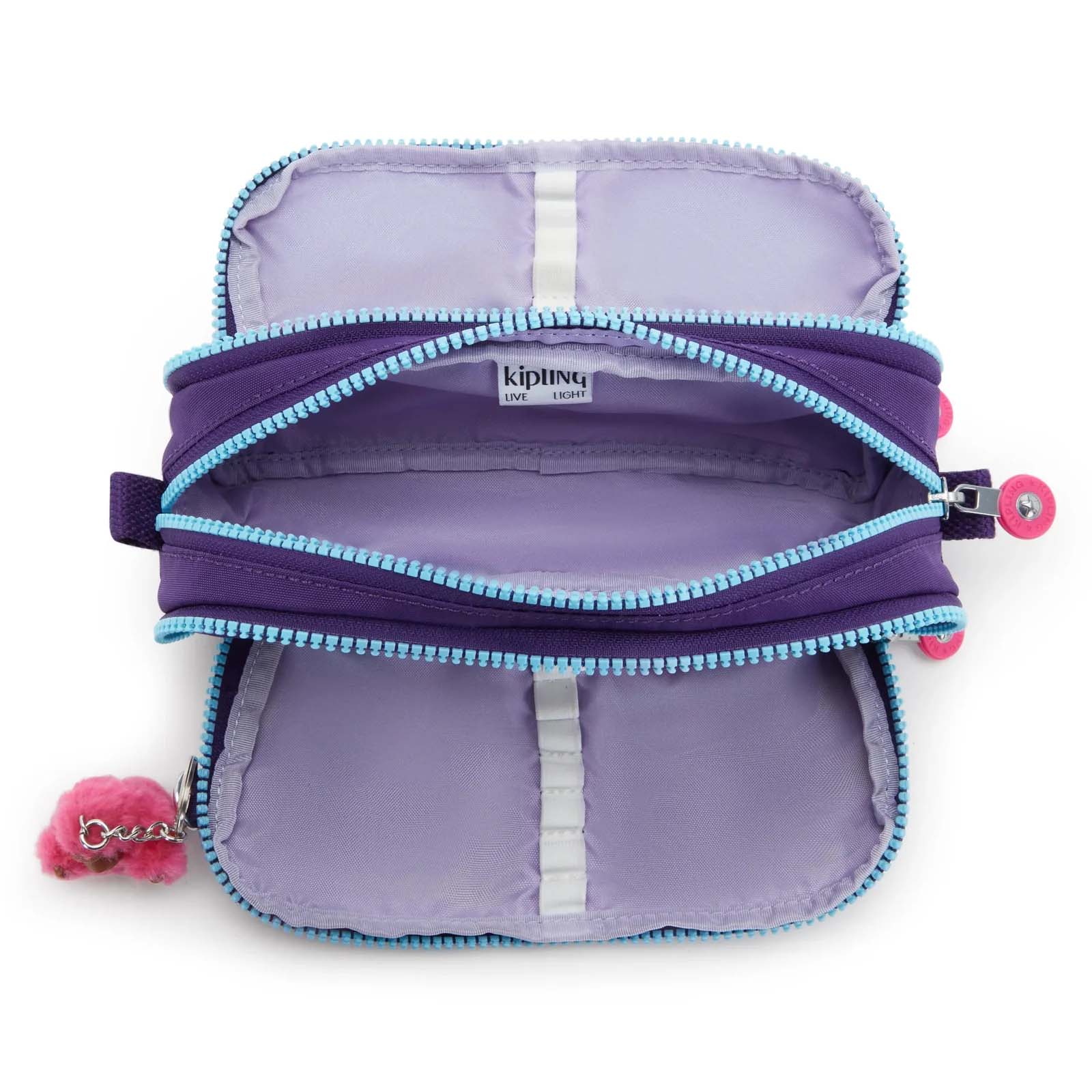 Kipling Pencil Case VIP Purple Kipling Gitroy Pencil Case - VIP Purple