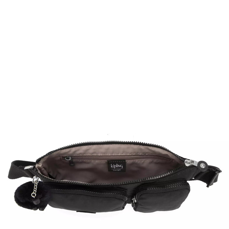 Kipling Waist Pouches Black Noir Kipling Presto Up Waist Pack - Black Noir