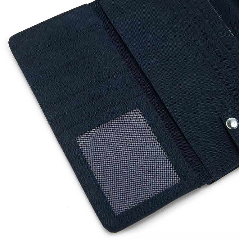 Kipling Wallets Blue Bleu 2 Kipling Money Land Snap Wallet - Blue Bleu 2