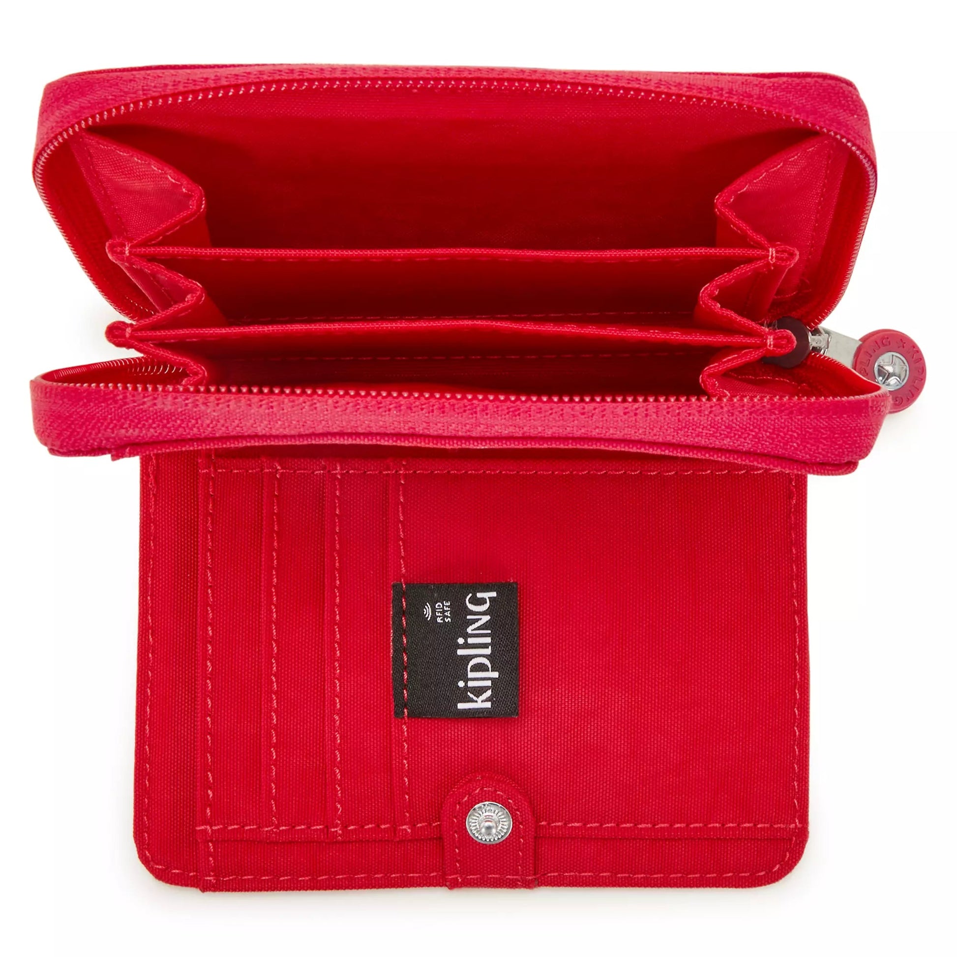 Kipling Wallets Red Rouge Kipling Money Love Small Wallet - Red Rouge