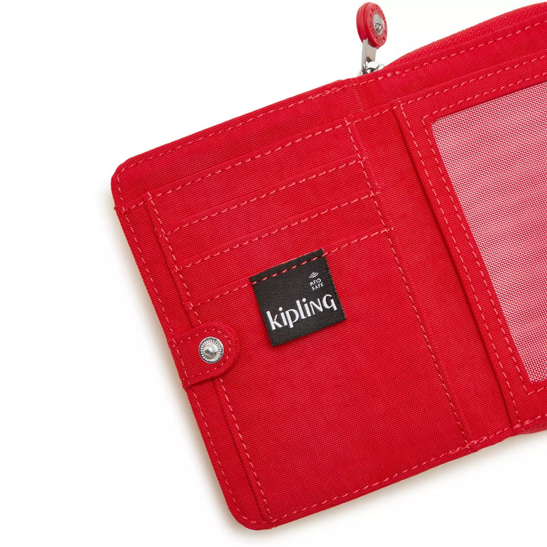 Kipling Wallets Red Rouge Kipling Money Love Small Wallet - Red Rouge