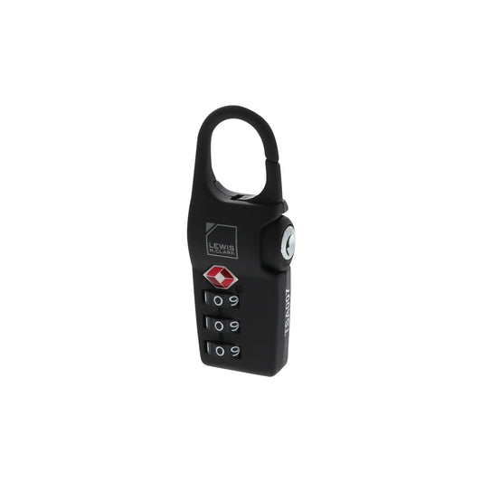 Lewis N. Clark Locks Black Lewis N. Clark 3-Dial Combination Clip Lock