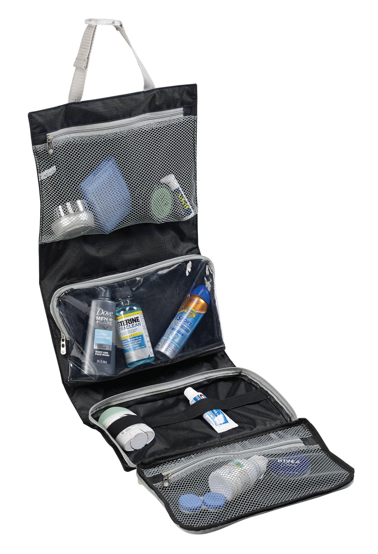 Lewis N. Clark Travel Accessories Black Lewis N. Clark Hanging Toiletry Kit