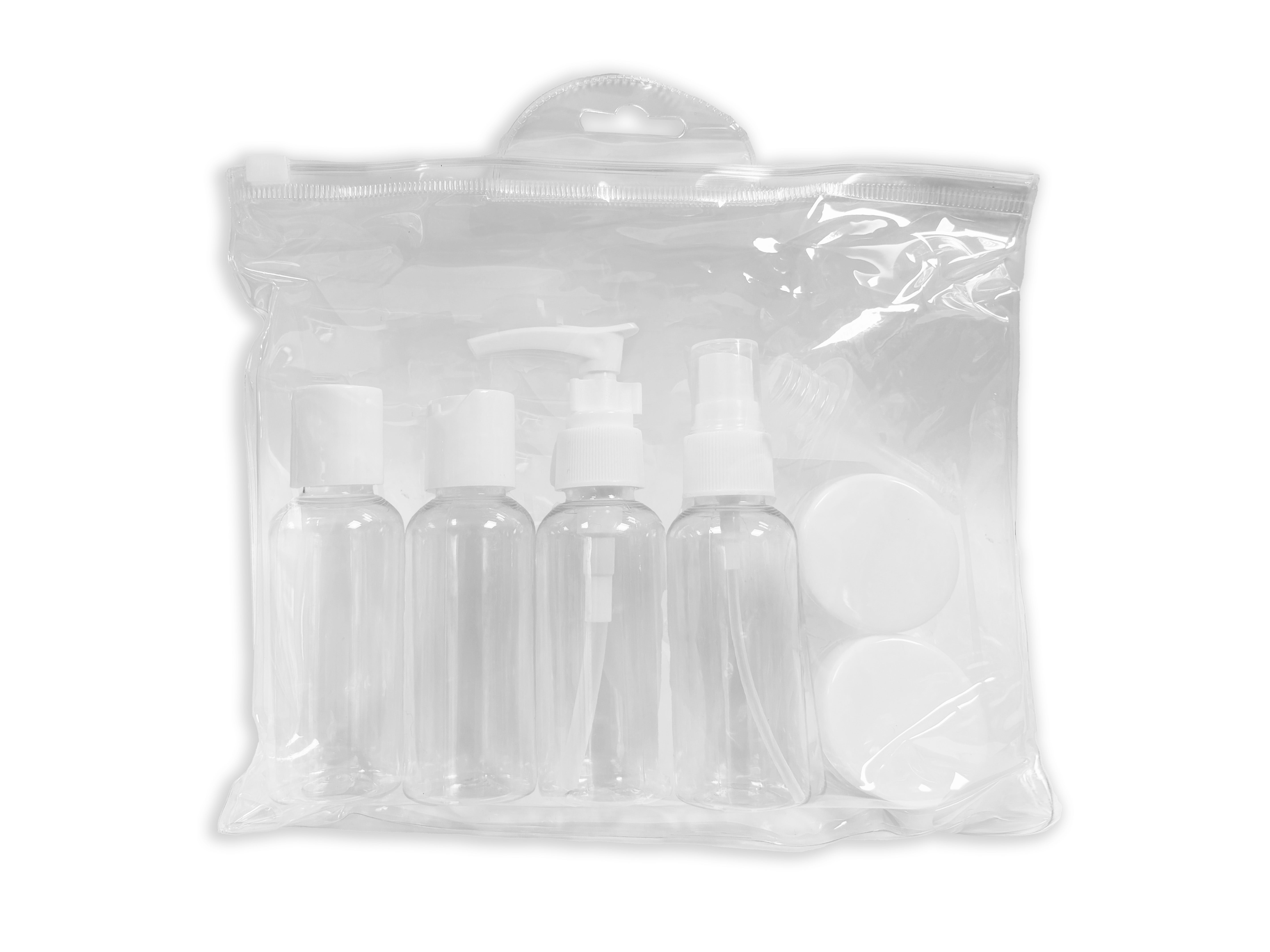 Lewis N. Clark Travel Accessories Transparent Lewis N. Clark 3-1-1 Carry-On Set