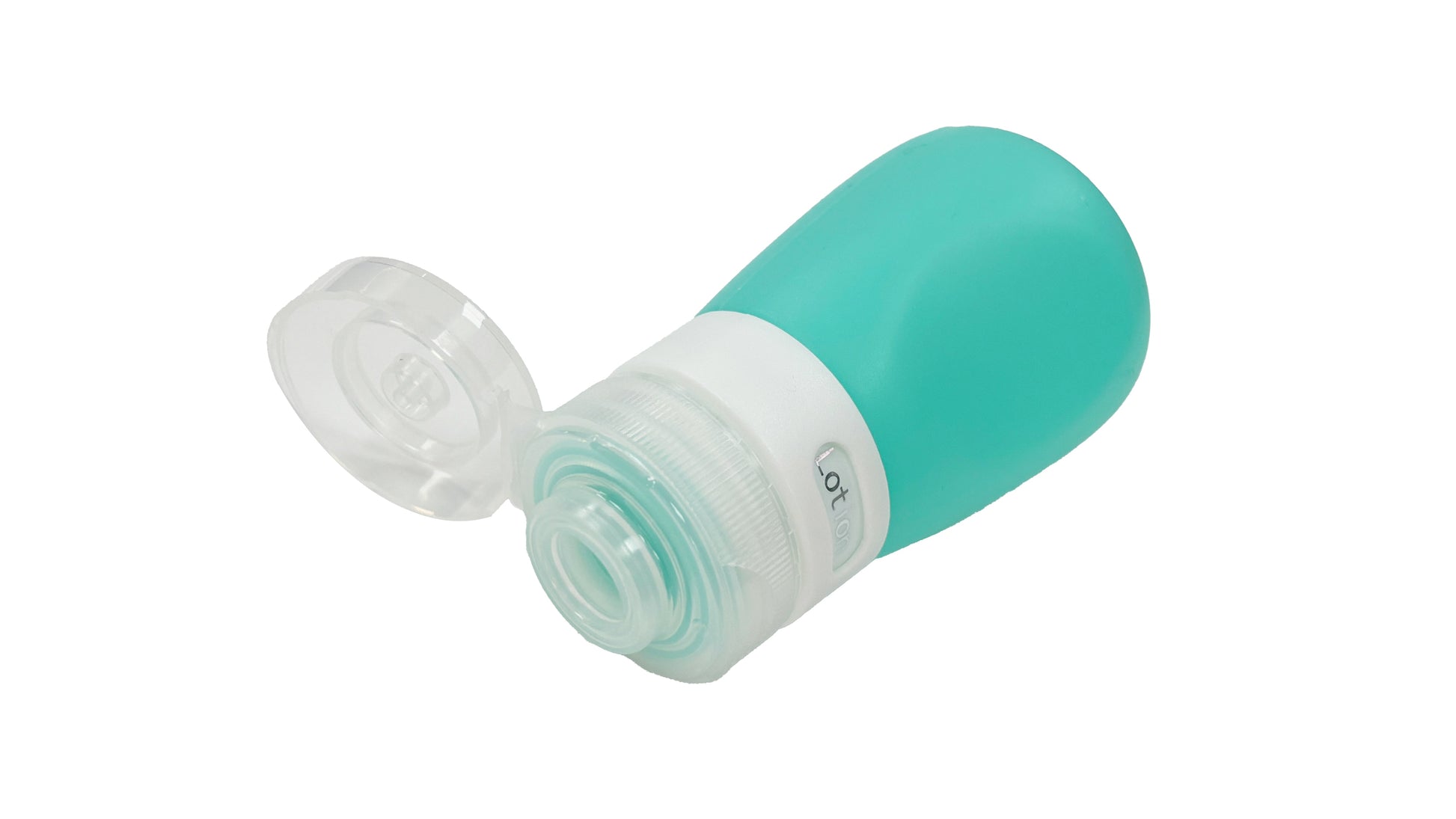 Lewis N. Clark Travel Accessories Turquoise/White Lewis N. Clark Silicone Bottles, 2-Pack - 55ml