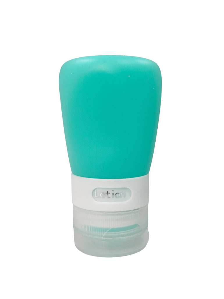 Lewis N. Clark Travel Accessories Turquoise/White Lewis N. Clark Silicone Bottles, 2-Pack - 55ml