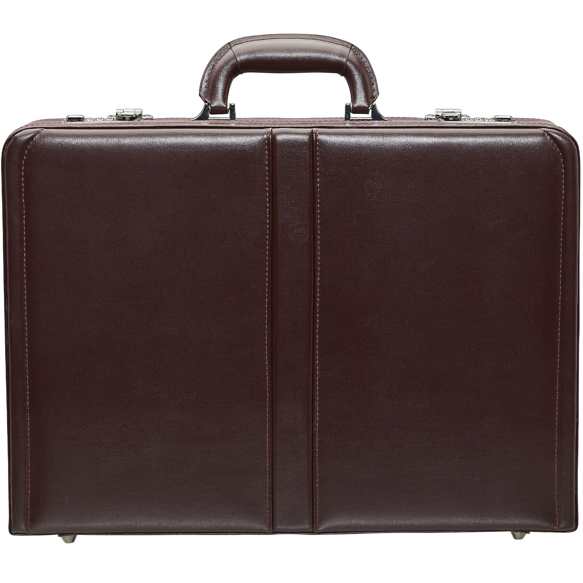 Mancini Attaché Case Burgundy Mancini Business Collection Expandable Attaché Case
