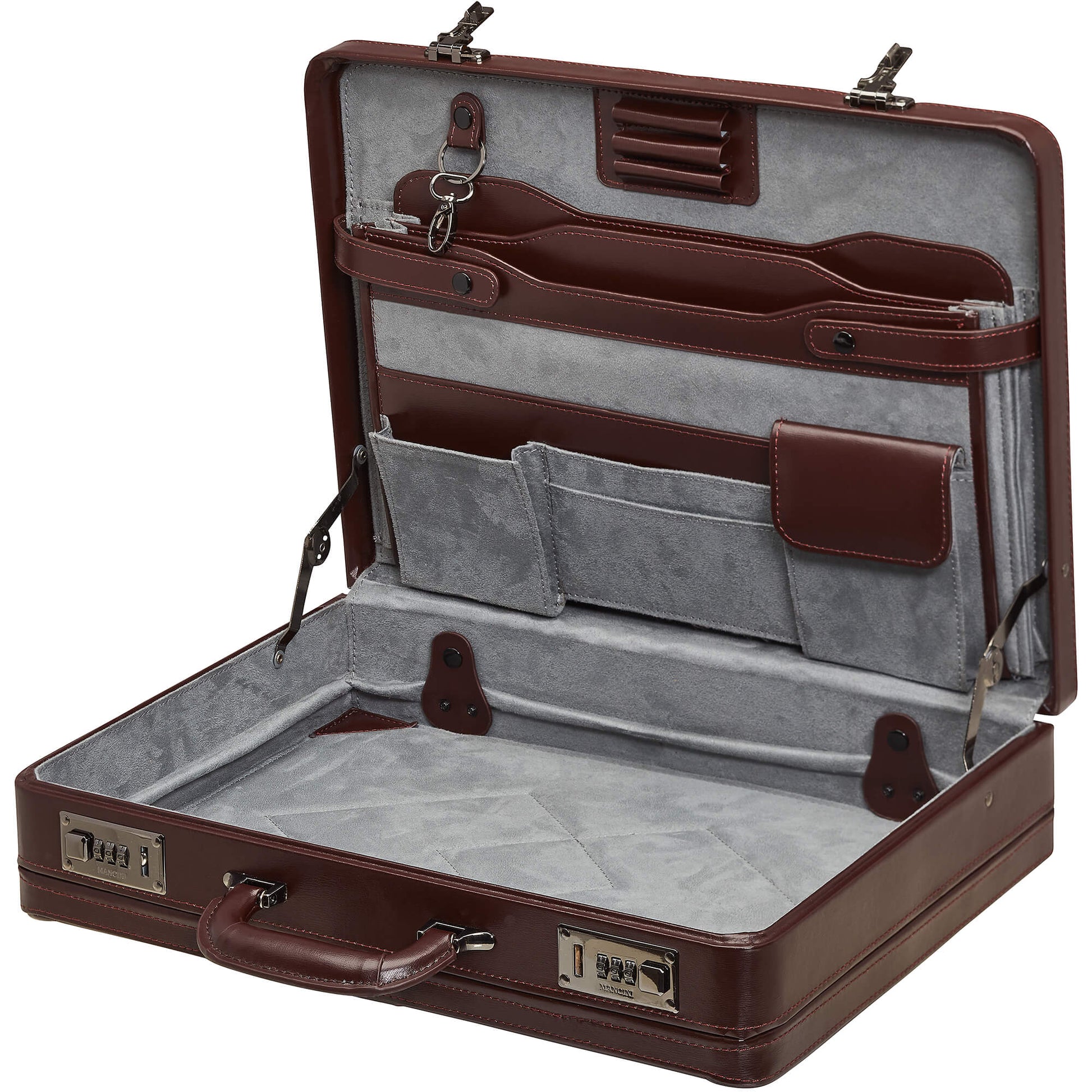 Mancini Attaché Case Mancini Business Collection Expandable Attaché Case