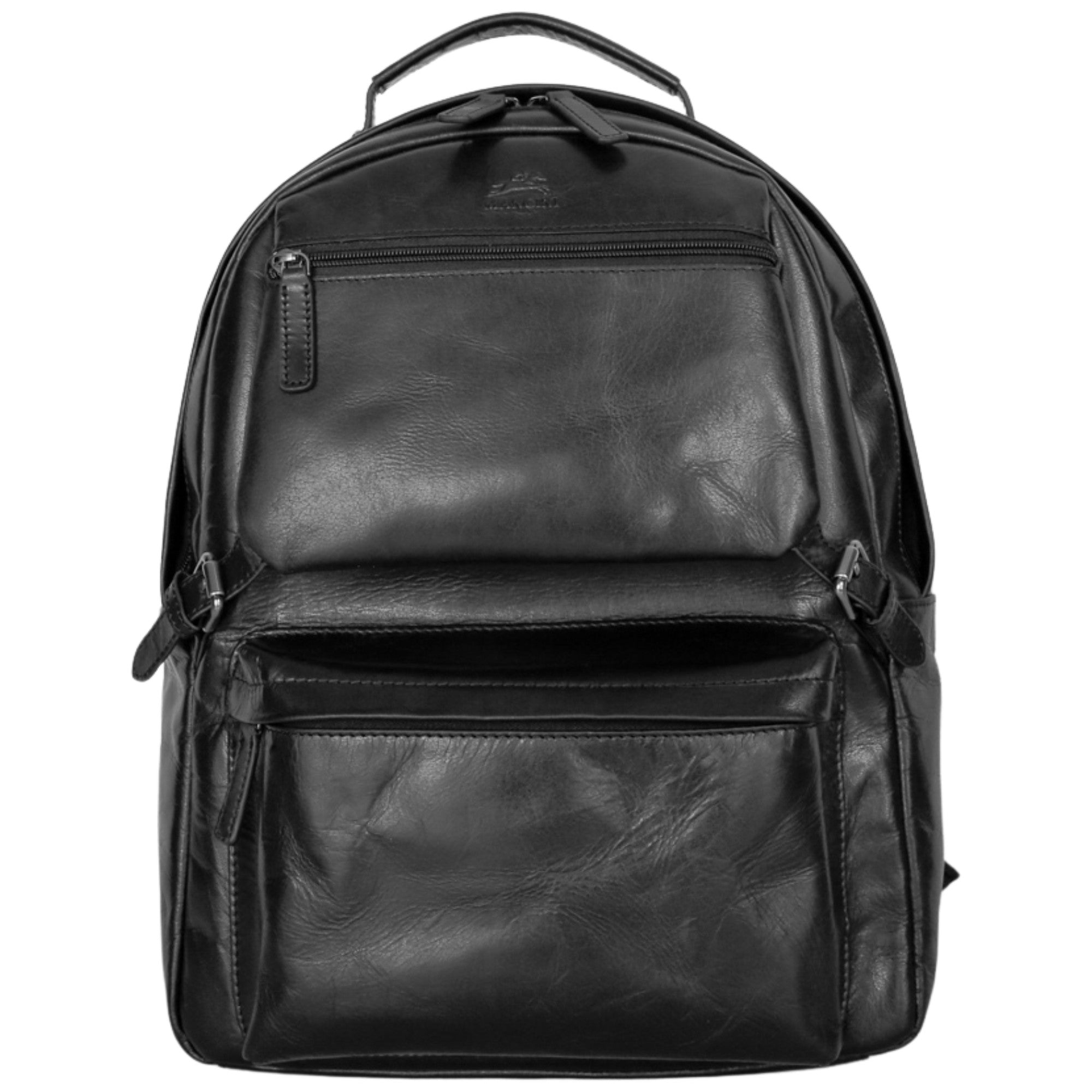 Mancini Backpacks Black Mancini Backpack with RFID Secure Pocket for 15.6” Laptop