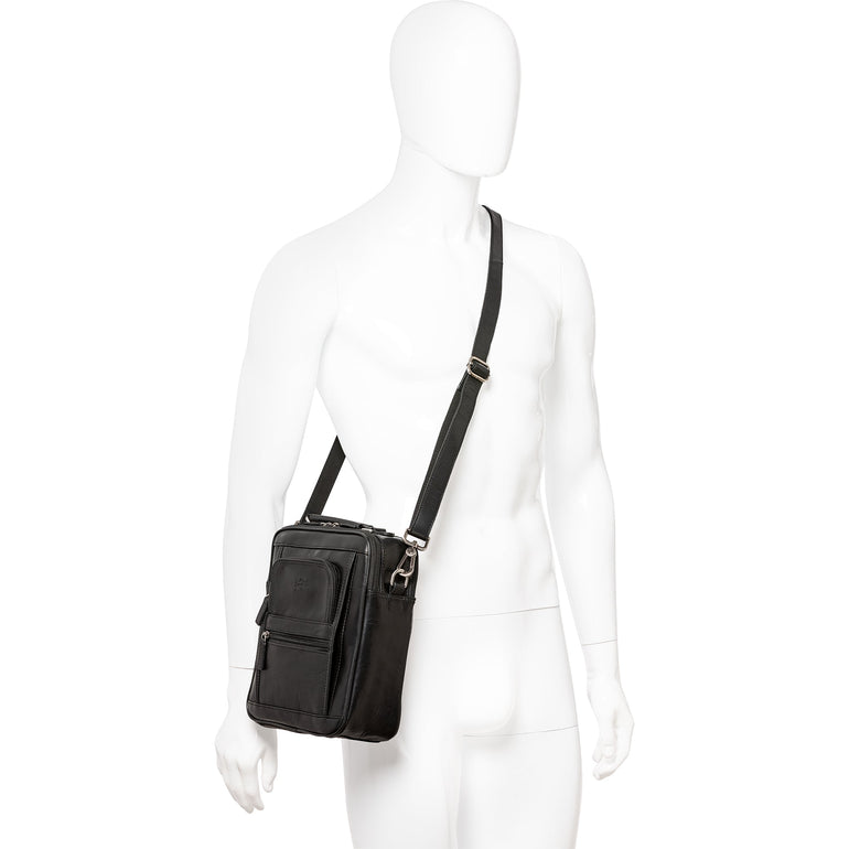 Mancini Bags Mancini Buffalo Double Compartment Unisex Bag