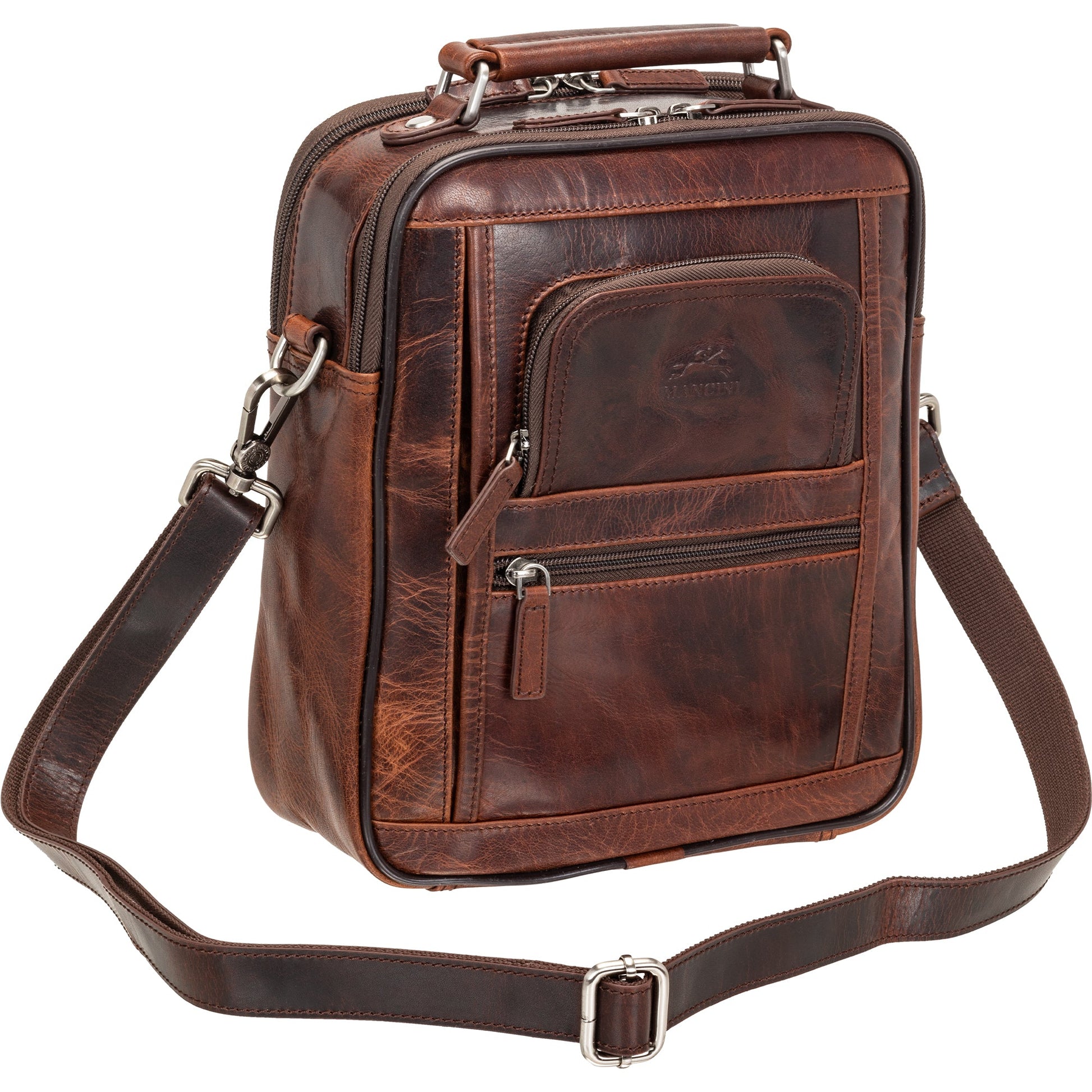 Mancini Bags Mancini Buffalo Double Compartment Unisex Bag