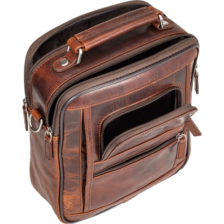 Mancini Bags Mancini Buffalo Double Compartment Unisex Bag