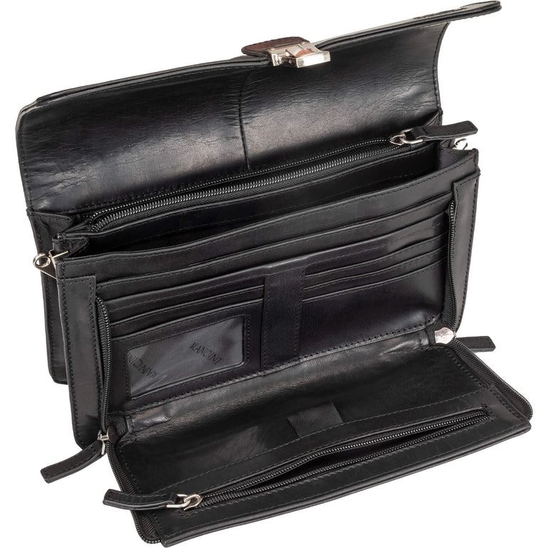 Mancini Bags Mancini Buffalo Unisex Bag with Front Organizer