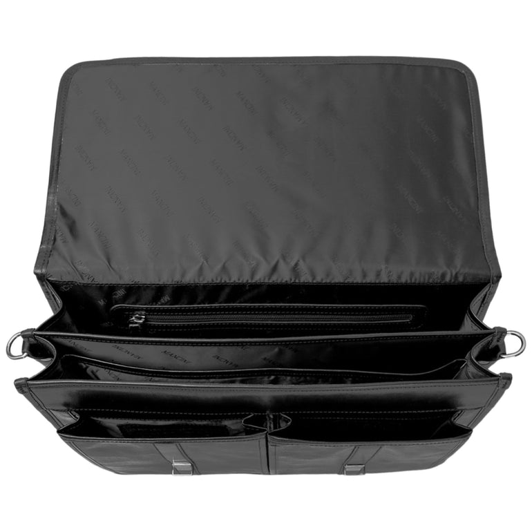 Mancini Briefcases Mancini Pelle D’oro Double Compartment 15.6” Laptop / Tablet Briefcase