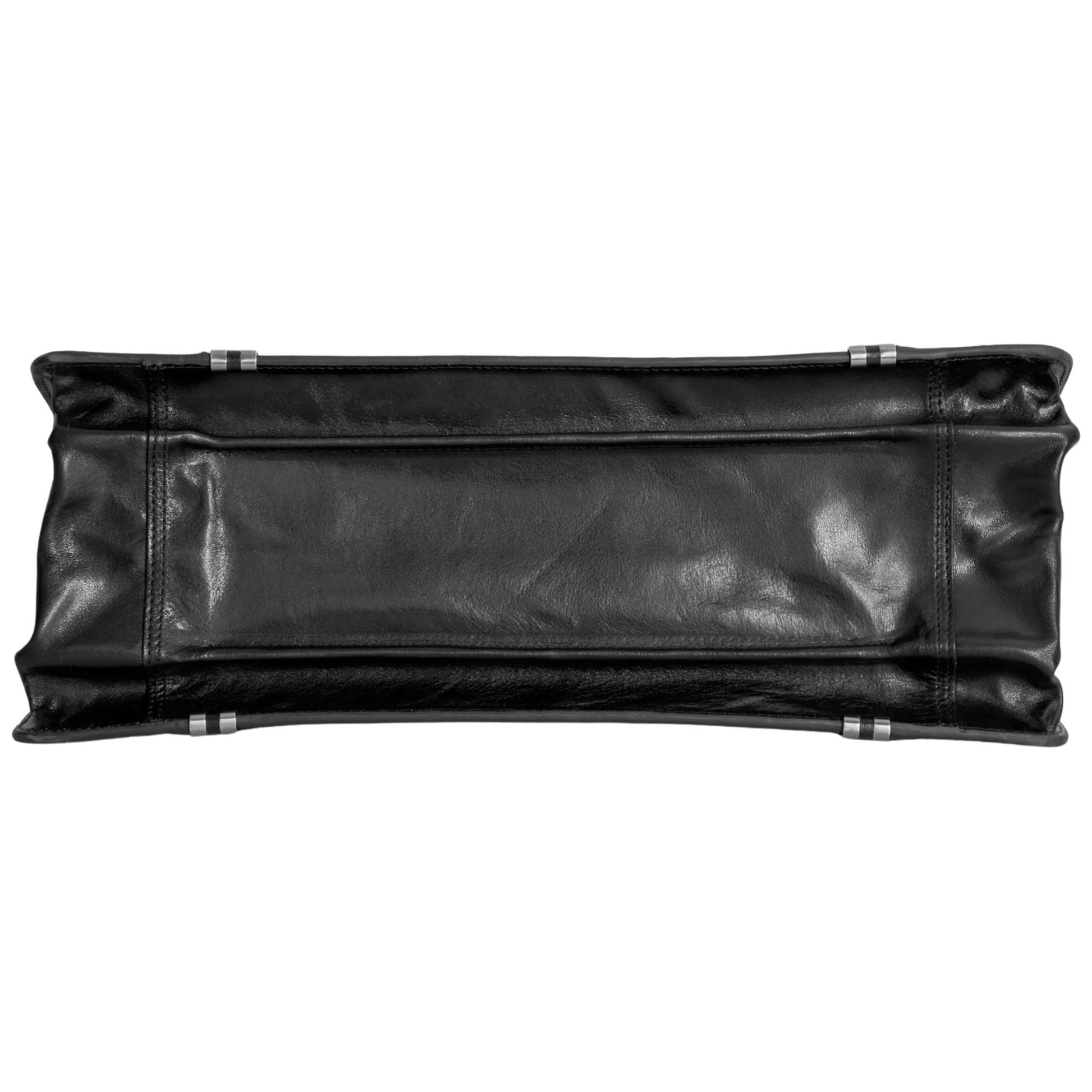 Mancini Briefcases Mancini Pelle D’oro Luxurious 17.3” Laptop Litigator Briefcase