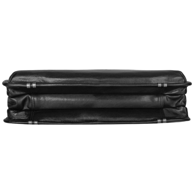 Mancini Briefcases Mancini Pelle D’oro Triple Compartment 15.6” Laptop / Tablet Briefcase