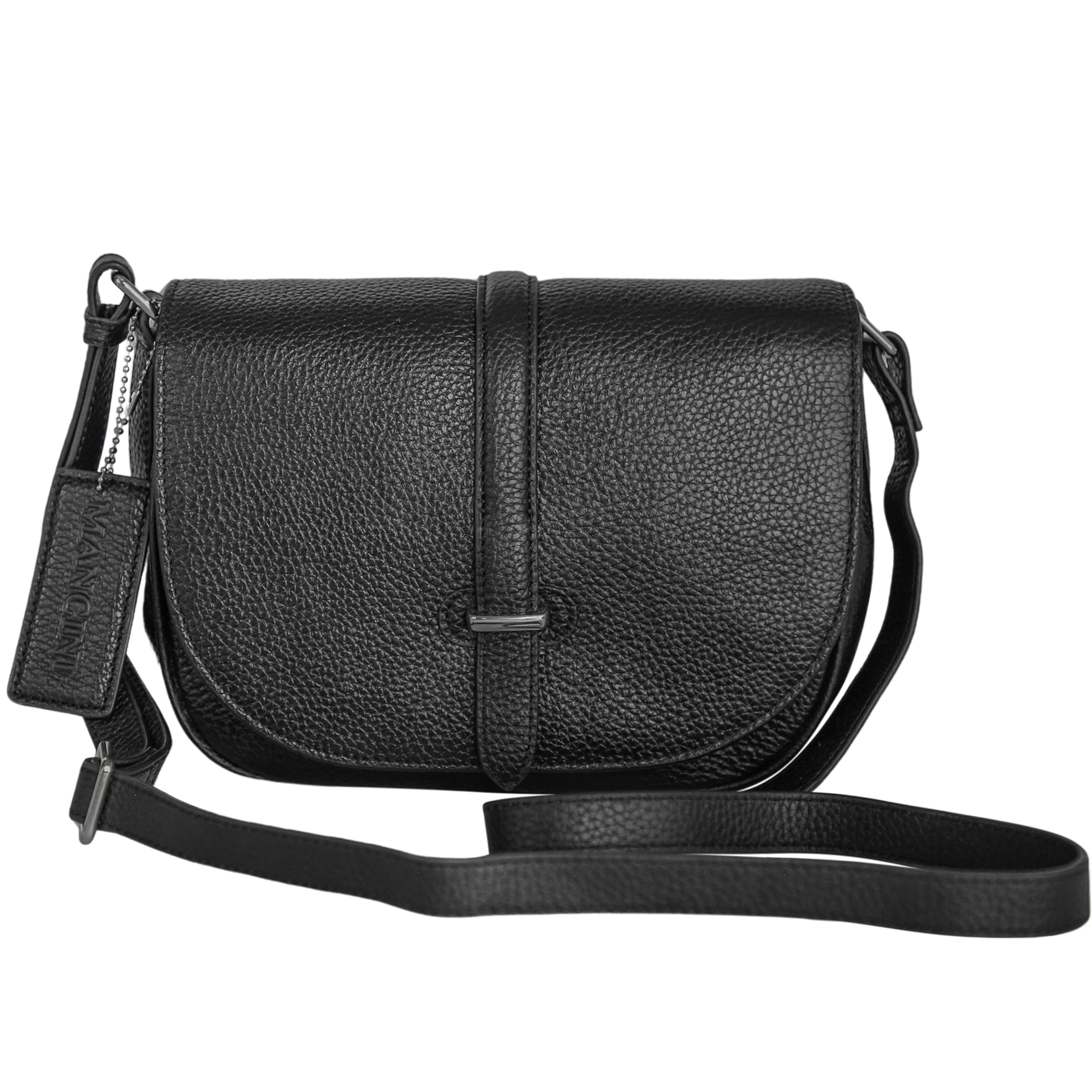 Mancini Cross-Body Bag Black Mancini Lisa Crossbody Handbag