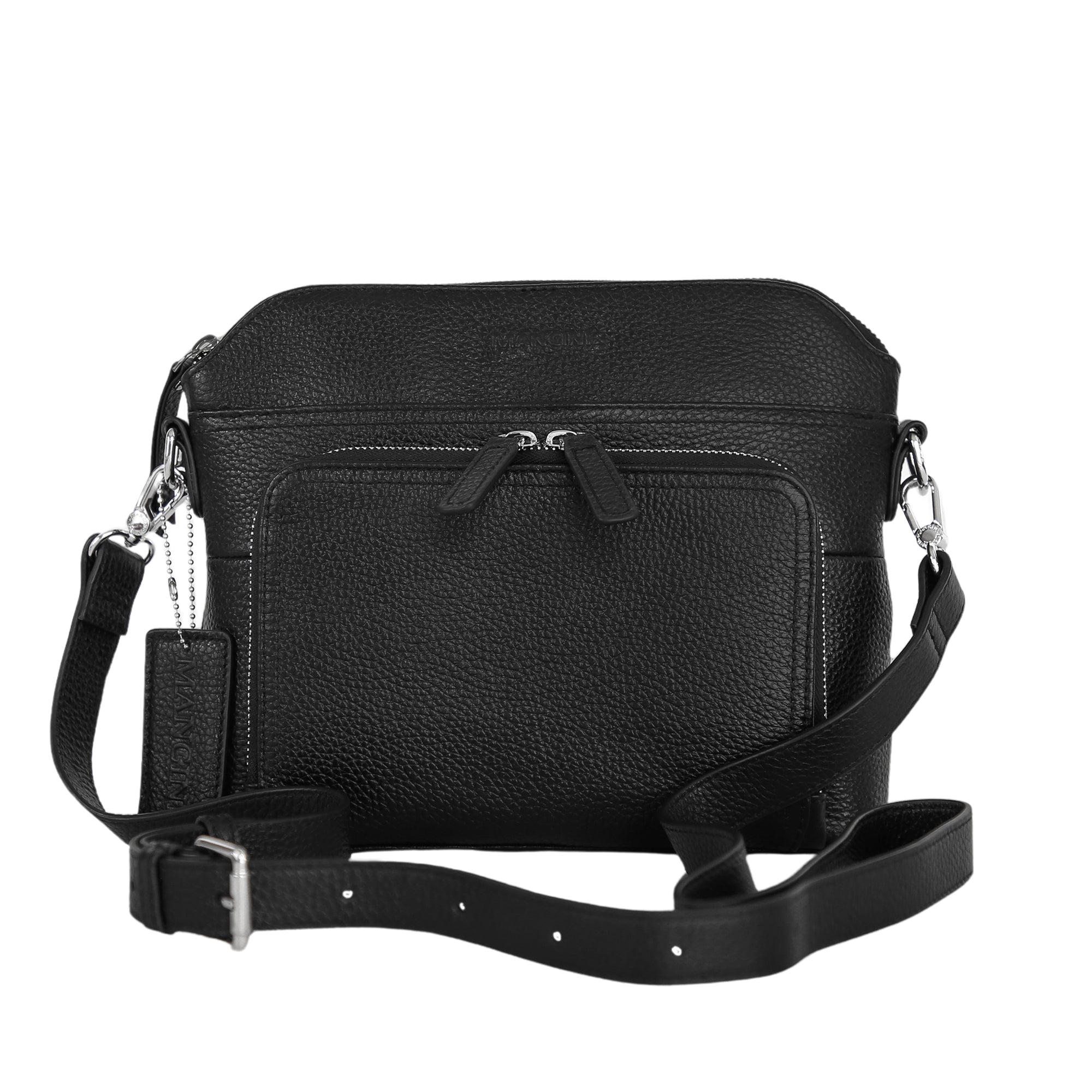 Mancini Cross-Body Bag Black Mancini Sheilagh Crossbody Organizer Bag