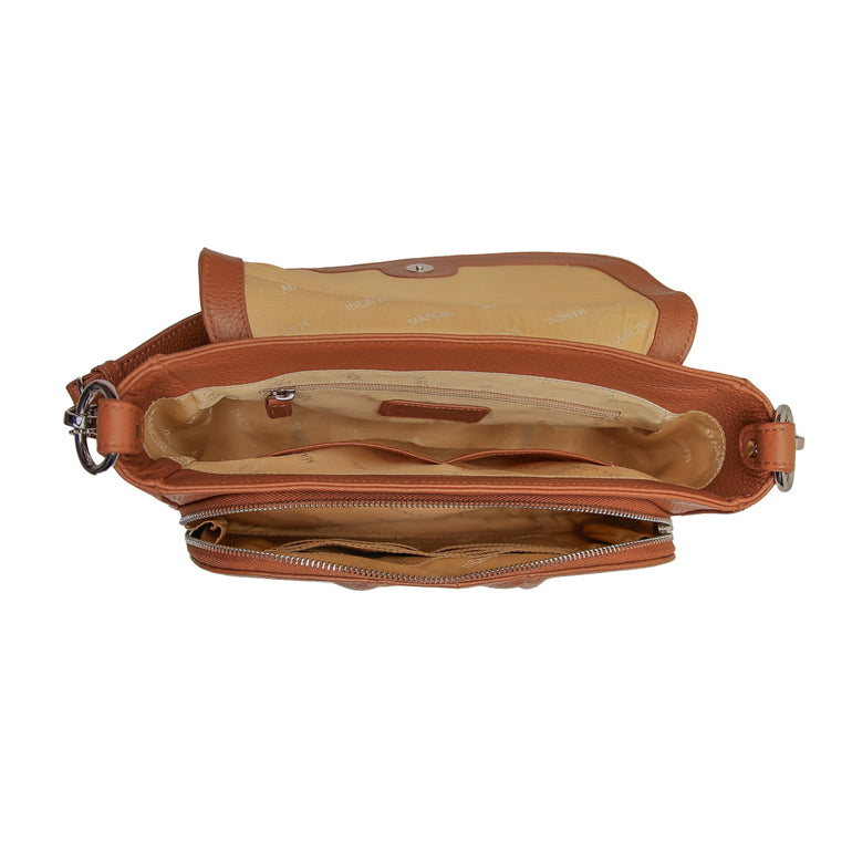 Mancini Cross-Body Bag Mancini Charlotte Crossbody Organizer Handbag