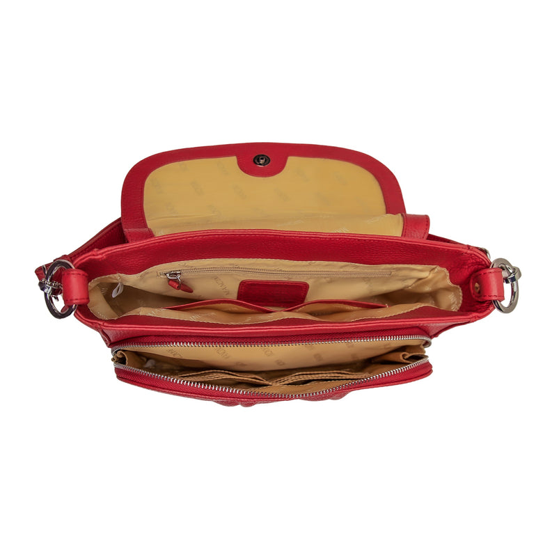 Mancini Cross-Body Bag Mancini Charlotte Crossbody Organizer Handbag