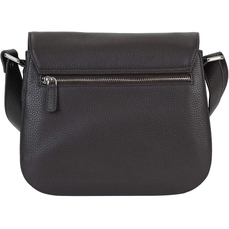 Mancini Cross-Body Bag Mancini Pebbled Alison Crossbody Handbag