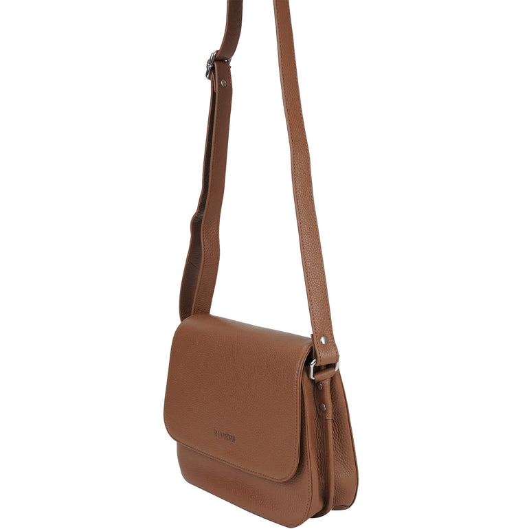 Mancini Cross-Body Bag Mancini Pebbled Alison Crossbody Handbag