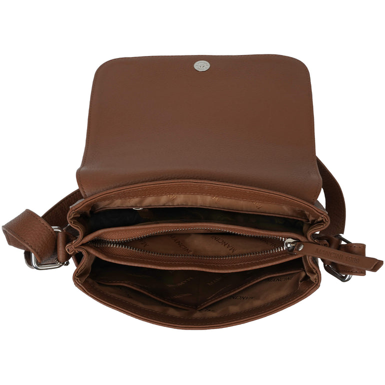 Mancini Cross-Body Bag Mancini Pebbled Alison Crossbody Handbag
