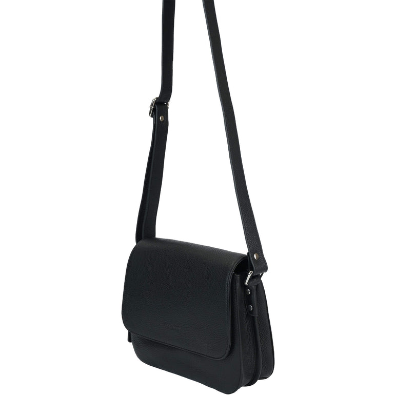 Mancini Cross-Body Bag Mancini Pebbled Alison Crossbody Handbag