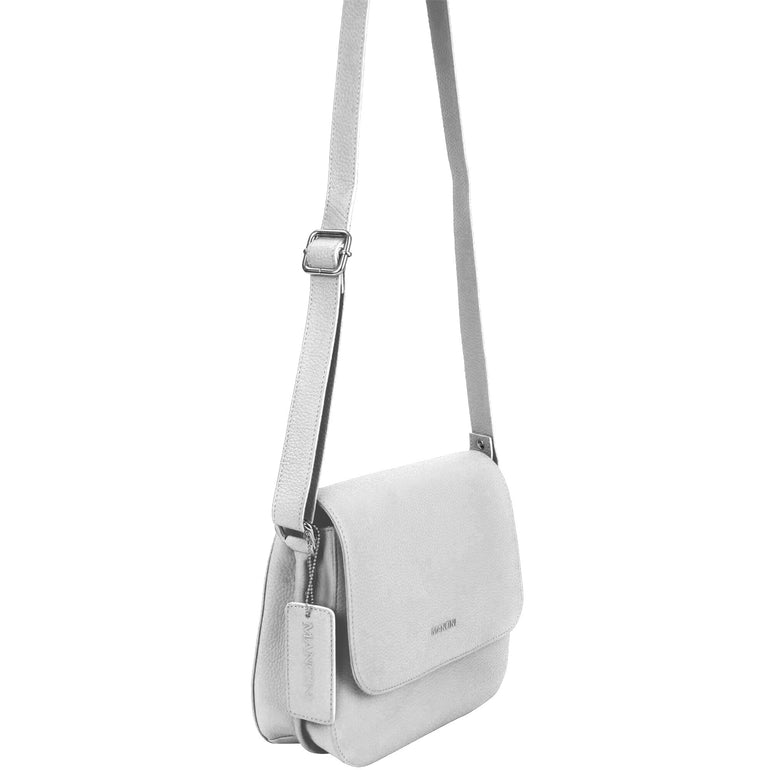 Mancini Cross-Body Bag Mancini Pebbled Alison Crossbody Handbag